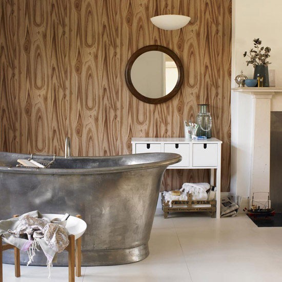 Wood Effect Bathroom Vanities Decorating Ideas Image
