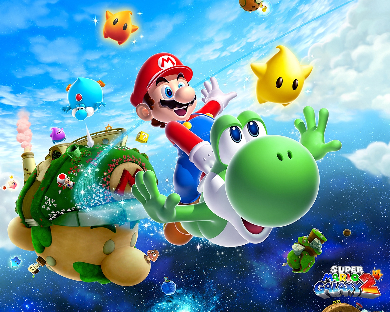 To Use This Super Mario Brothers Picture As Your Desktop Wallpaper