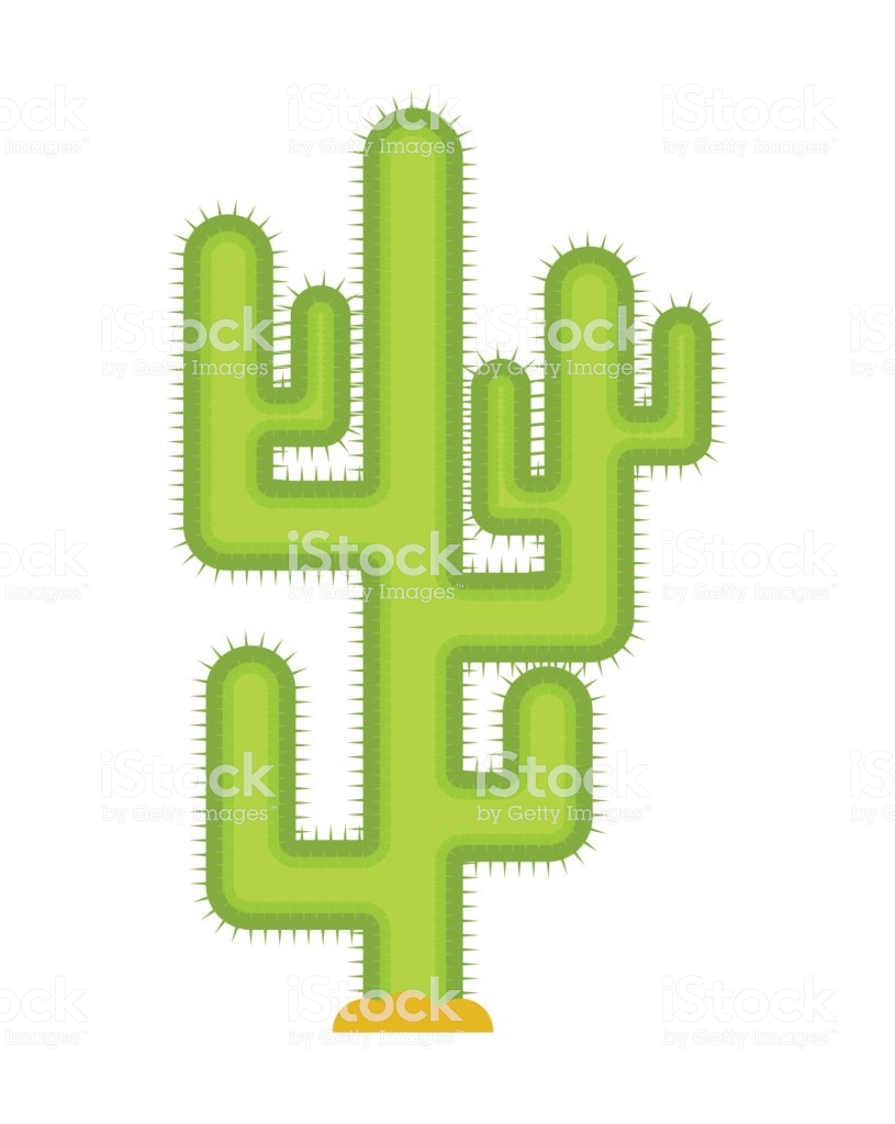 Cactus Isolated Large Peyote From Desert On White Background Stock