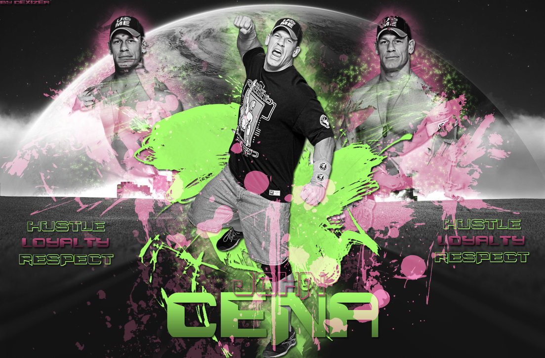 New Wwe John Cena Neon HD Wallpaper By Smiledexizer