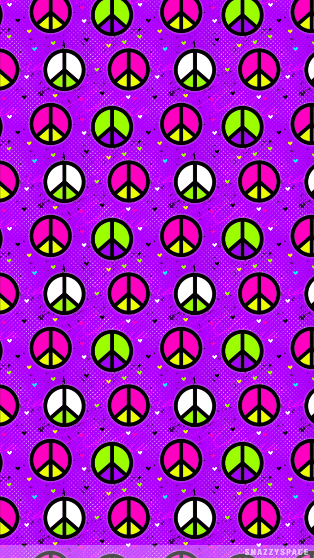 wallpaper installing this peace sign iphone wallpaper is very easy 640x1136