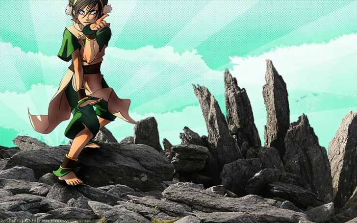 Airbender Toph Anime Girls Wallpaper High Quality