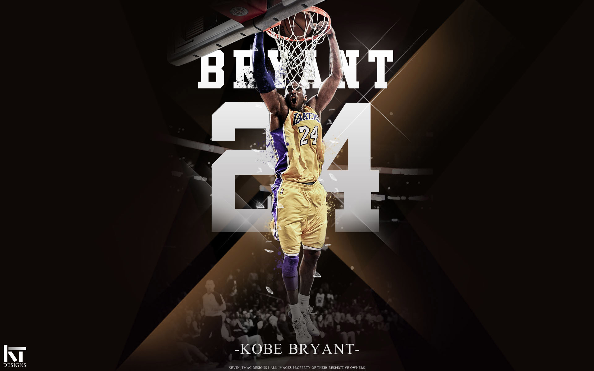 Wallpaper Kobe Bryant Lakers Dunk