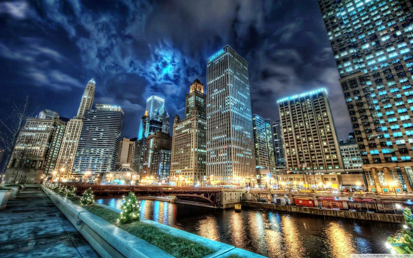 Downtown Chicago HD Wallpaper Screen Savers