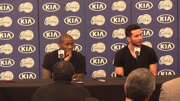 Jamal Crawford And Jj Redick Address The Media At Clippers Exit