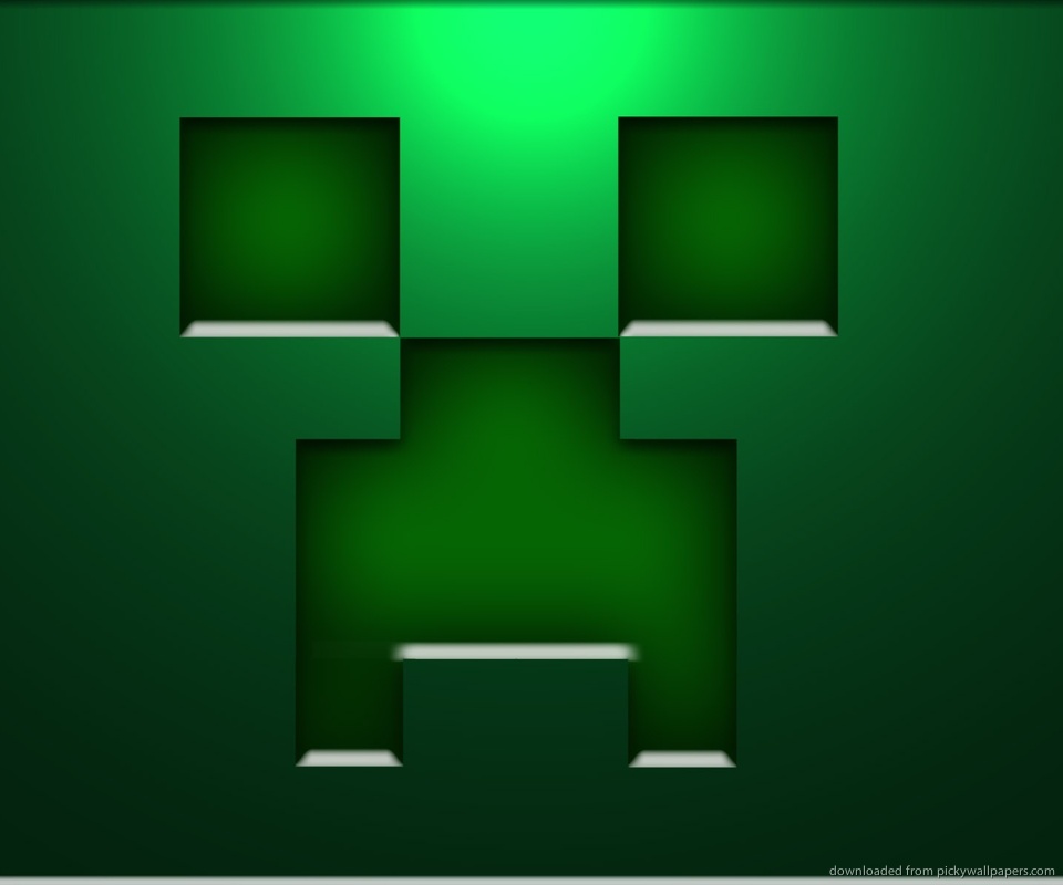 Minecraft Creeper Face Wallpaper For Google Nexus S
