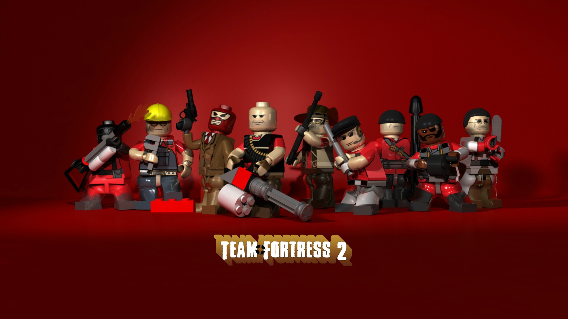 Lego Video Wallpaper Games Team Fortress