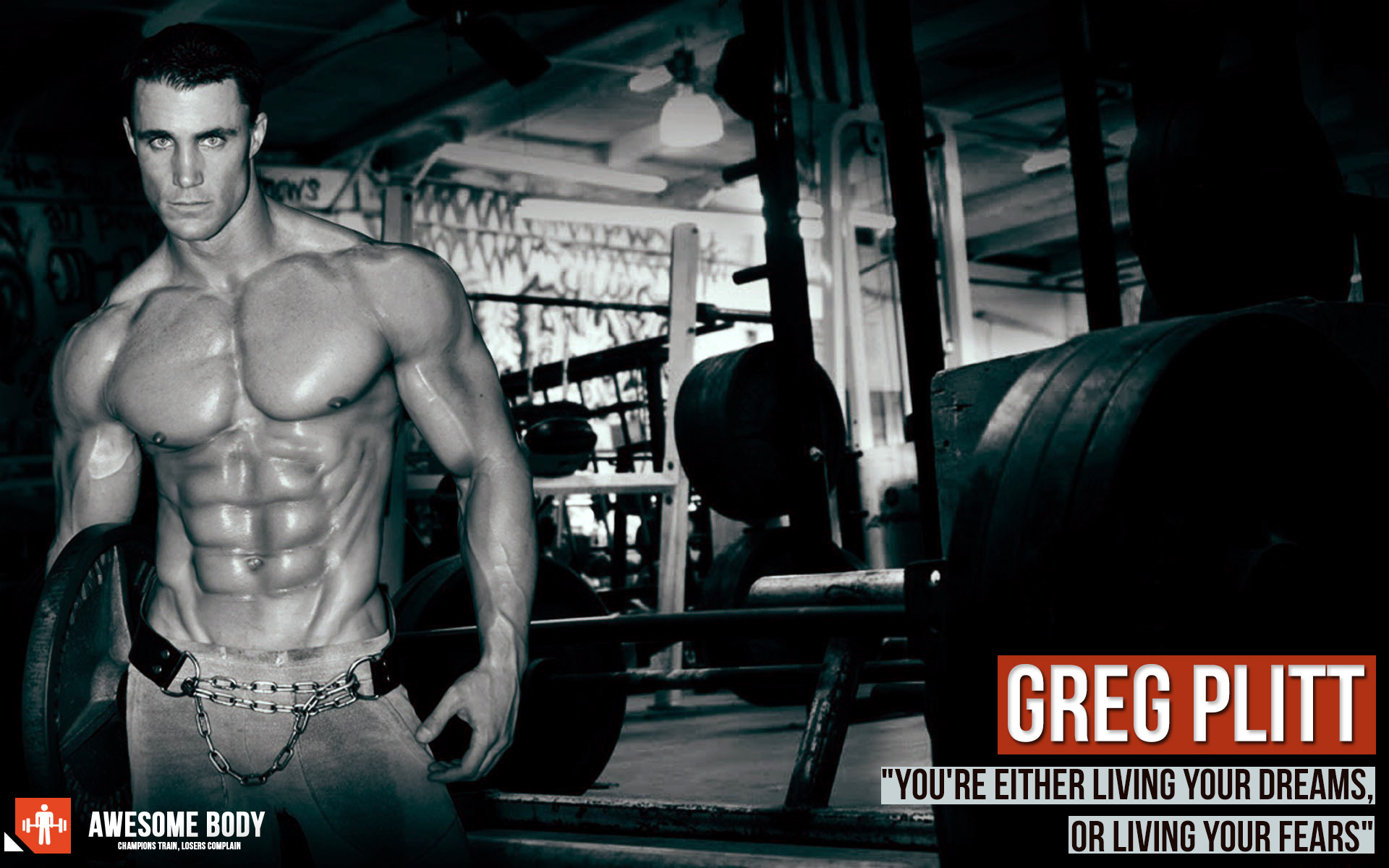 Greg Plitt Poster Fitness Model Actor Motivational Wallpaper