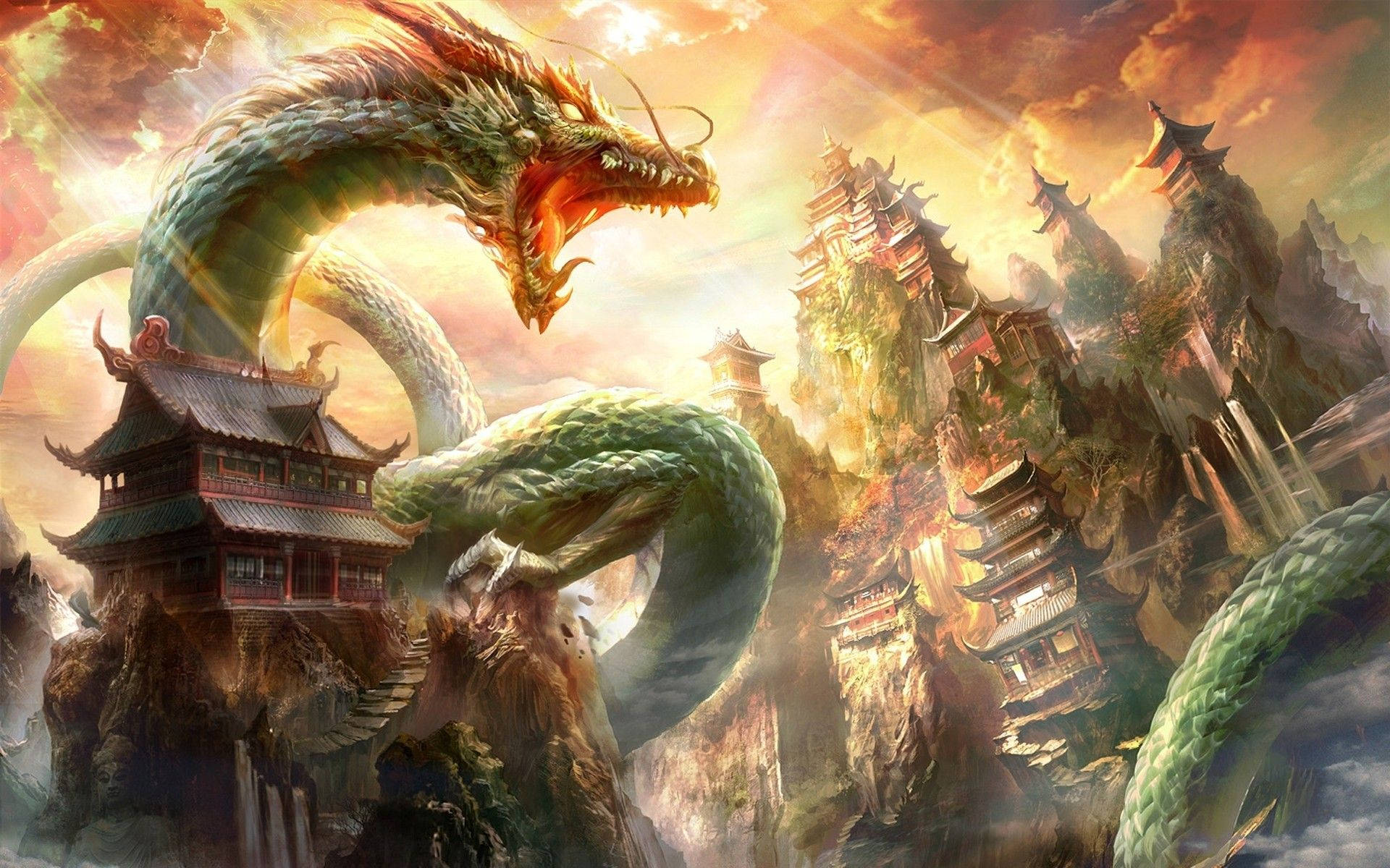 Japanese Dragon Wallpaper