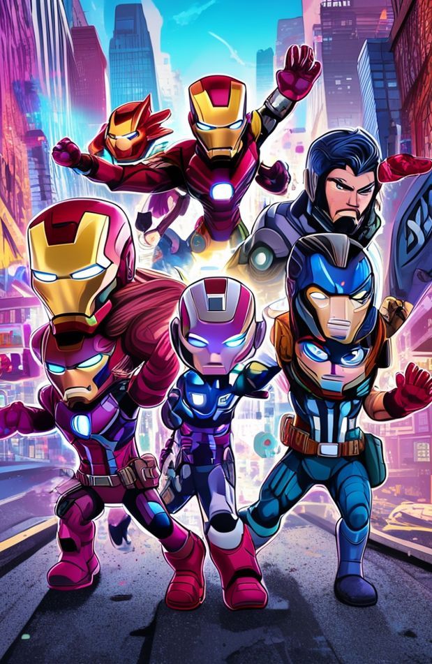 Avengers Cartoon Wallpaper
