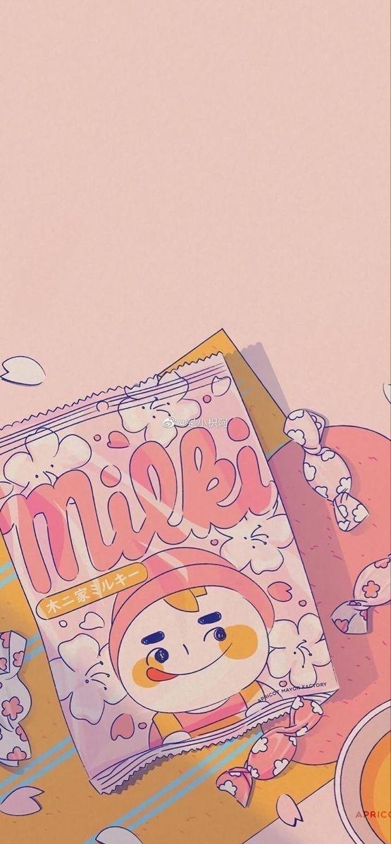 Pink Anime Wallpaper Kawaii iPhone