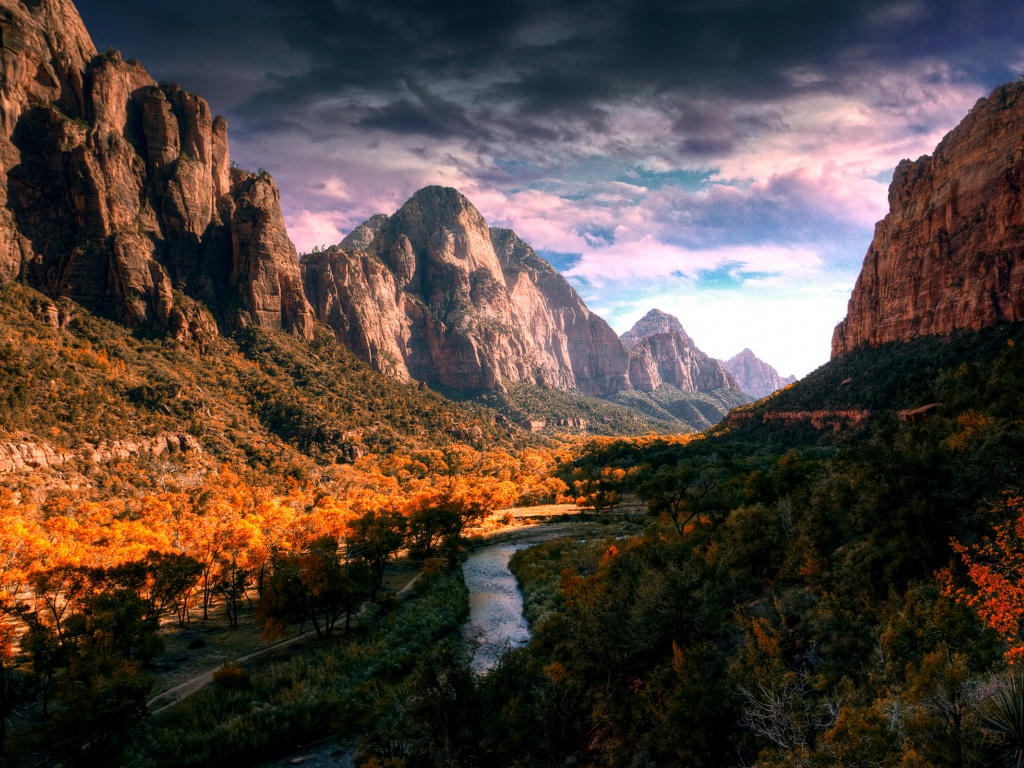 Awesome Rocks Scenic Creek Sky Desktop Pc And Mac Wallpaper
