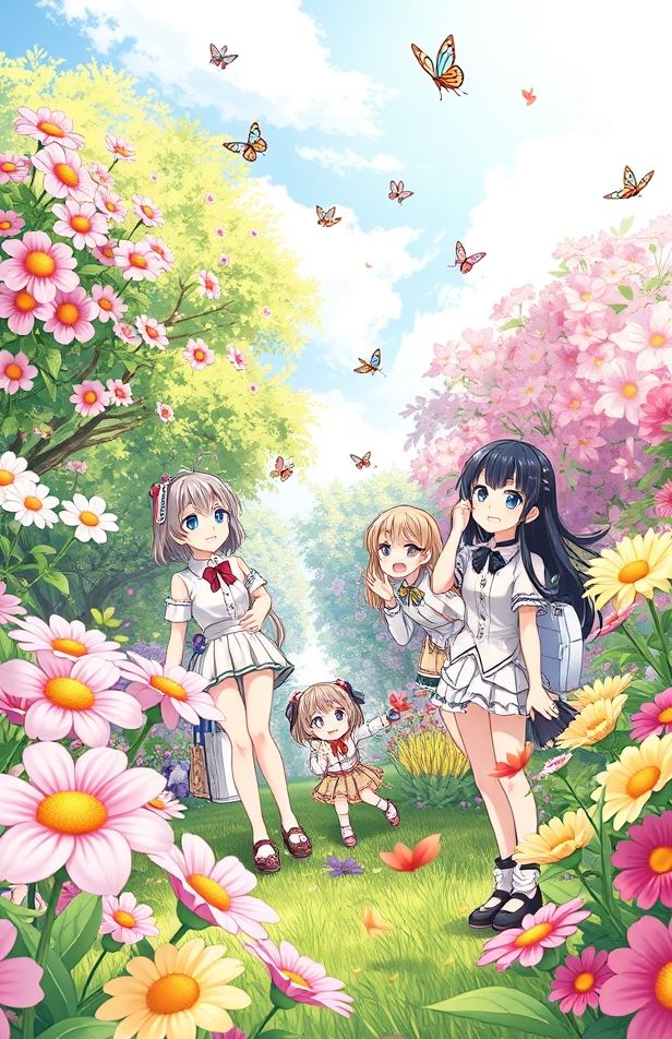 Gacha Life Spring Wallpaper