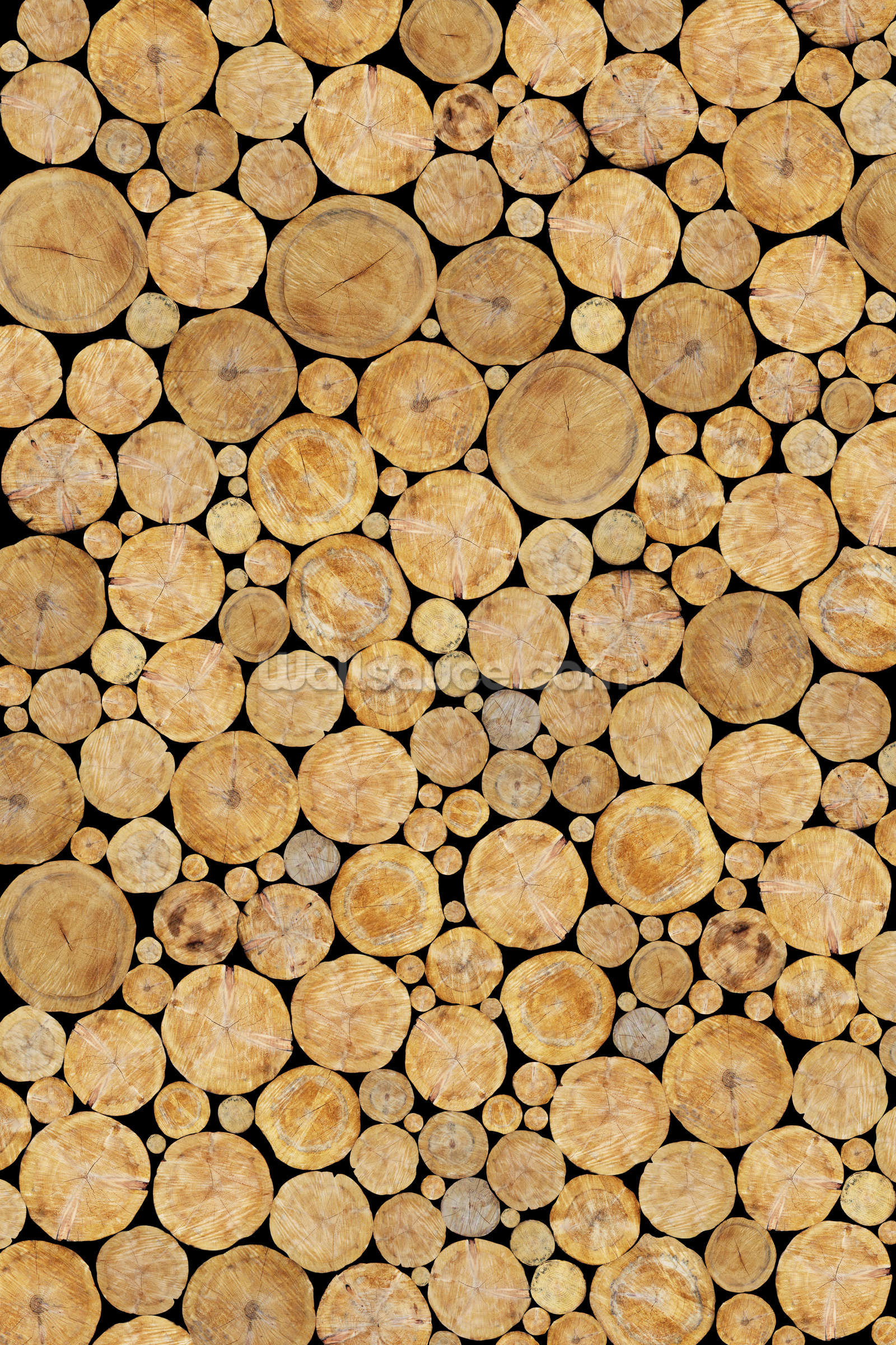 Stacked Logs Texture Wall Mural Stacked Logs Texture Wallpaper 1600x2400