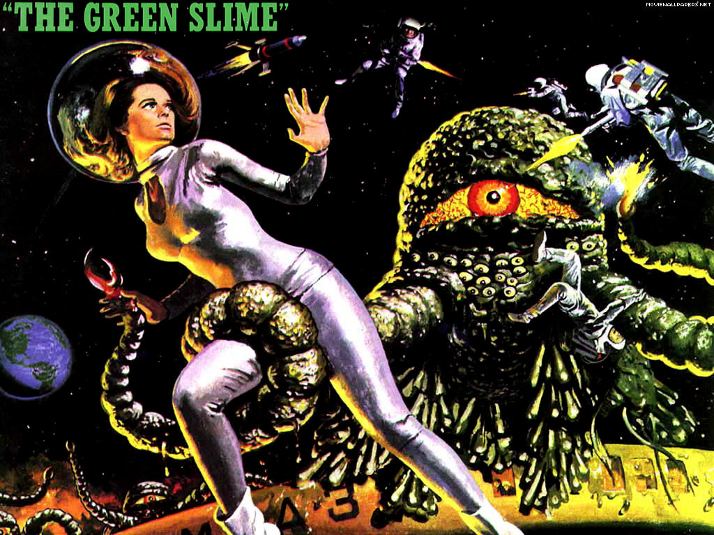 The Green Slime Classic Science Fiction Films Wallpaper