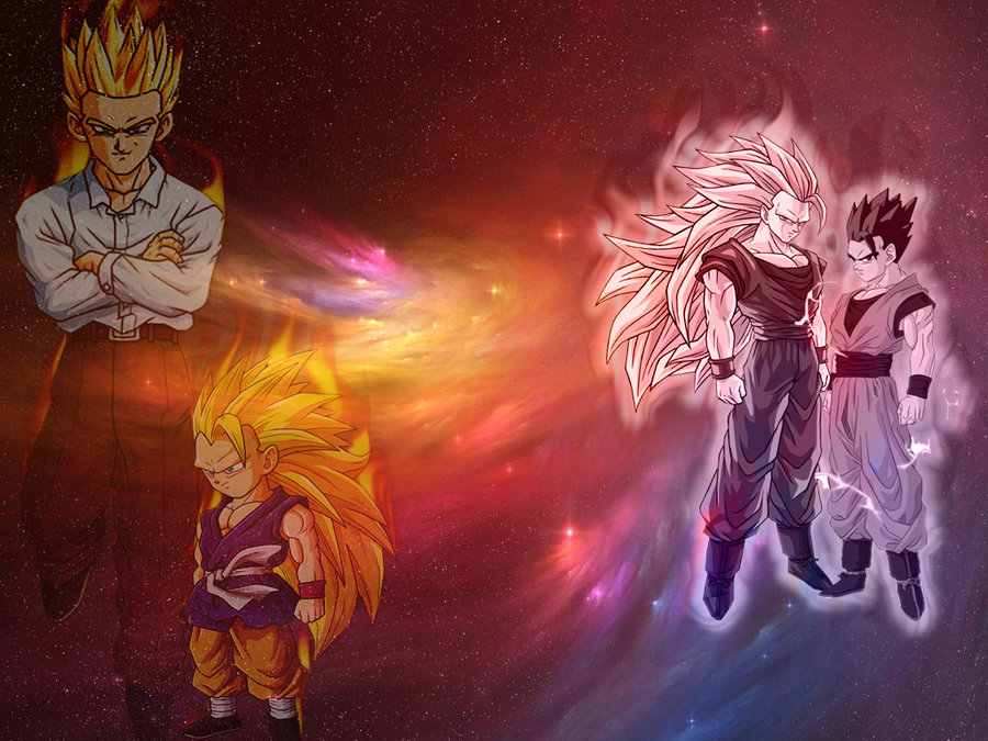 Goku Ssj3 And Mystic Gohan By 123yas