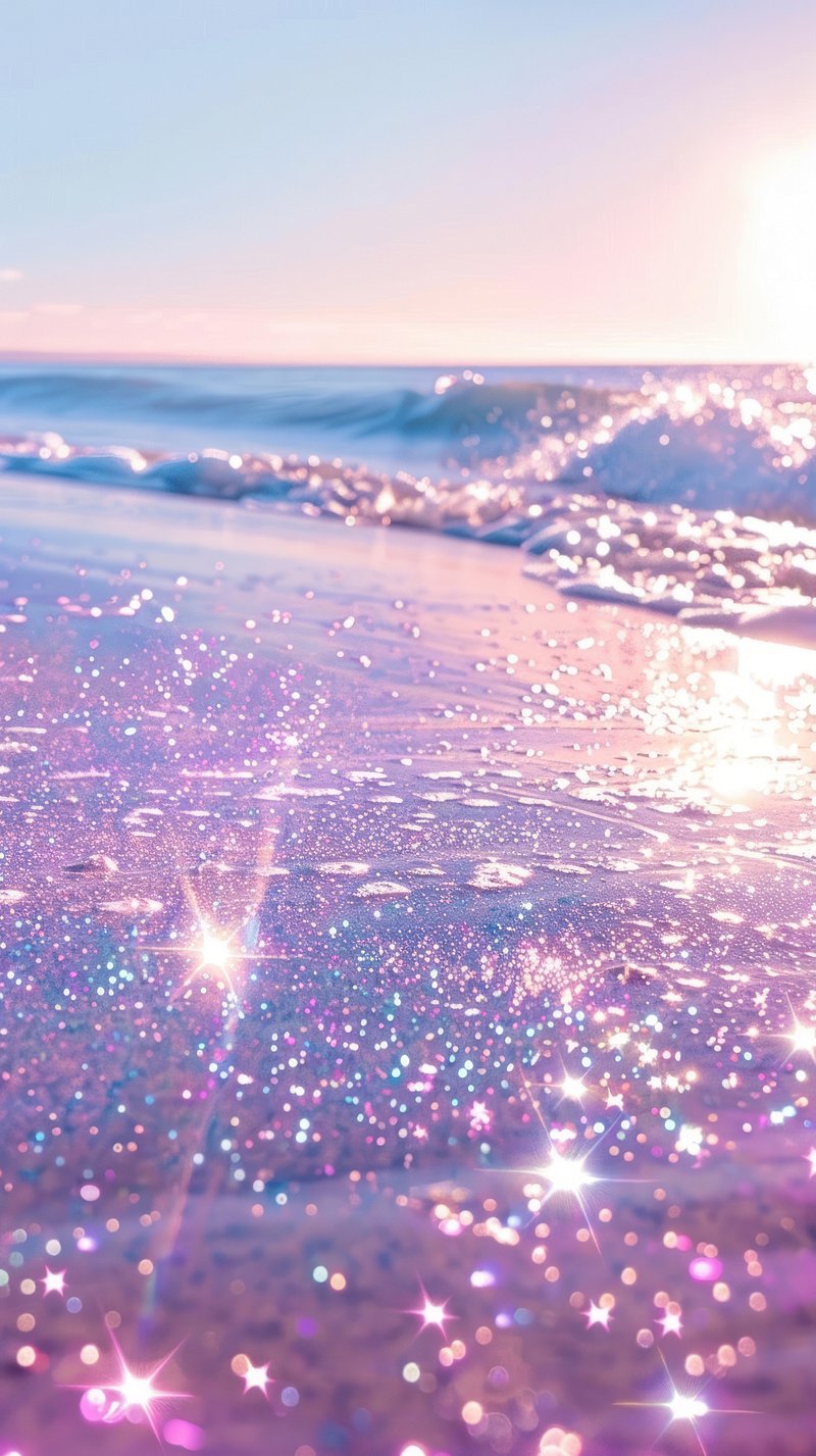 Blue Glitter Background Image Wallpaper
