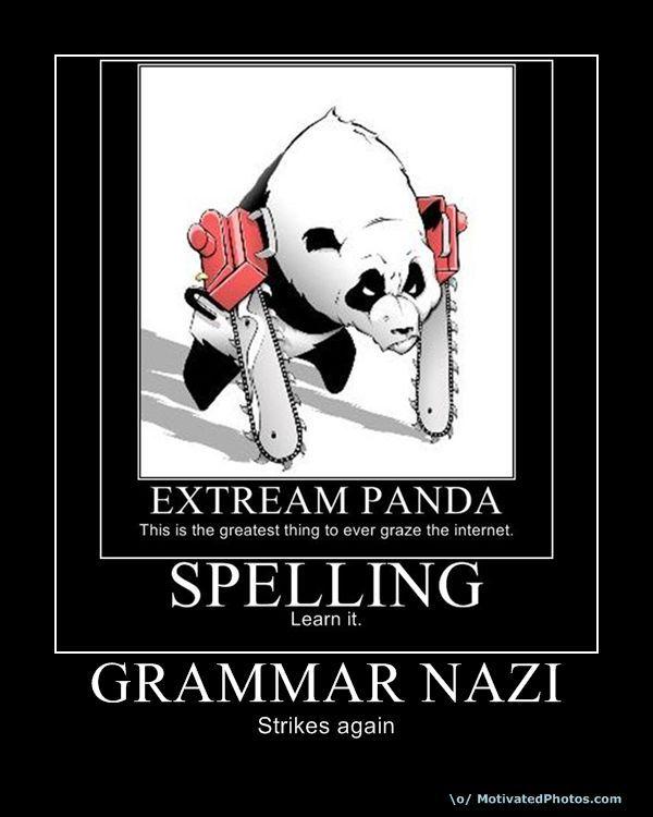 Grammar Nazi Eagle