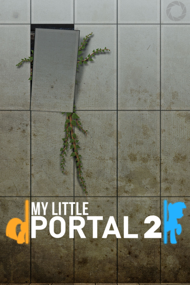 My Little Portal iPhone Wallpaper By Rdbrony16