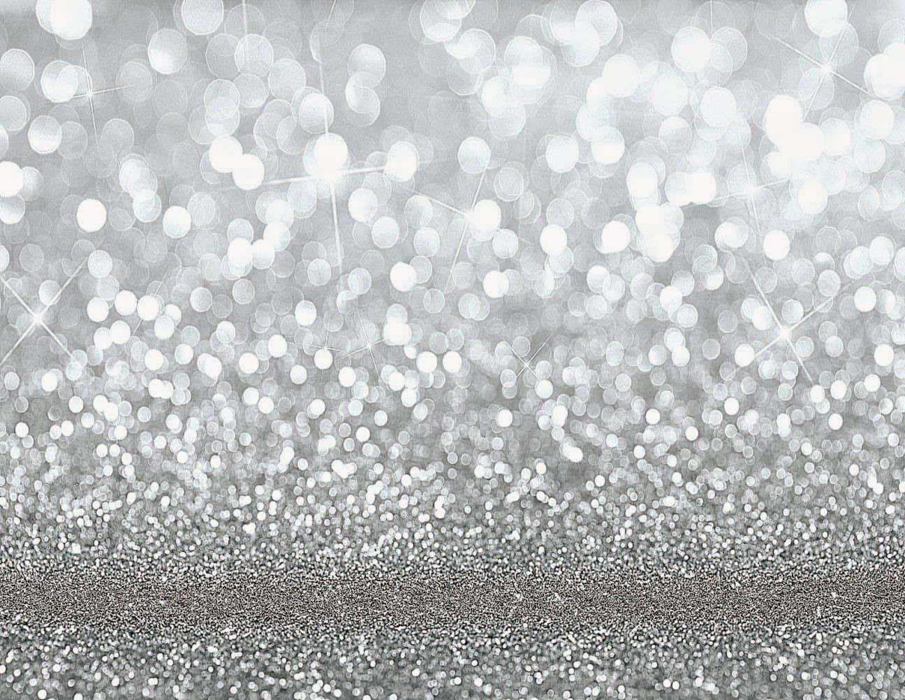 Silver Glitter Background Wallpaper