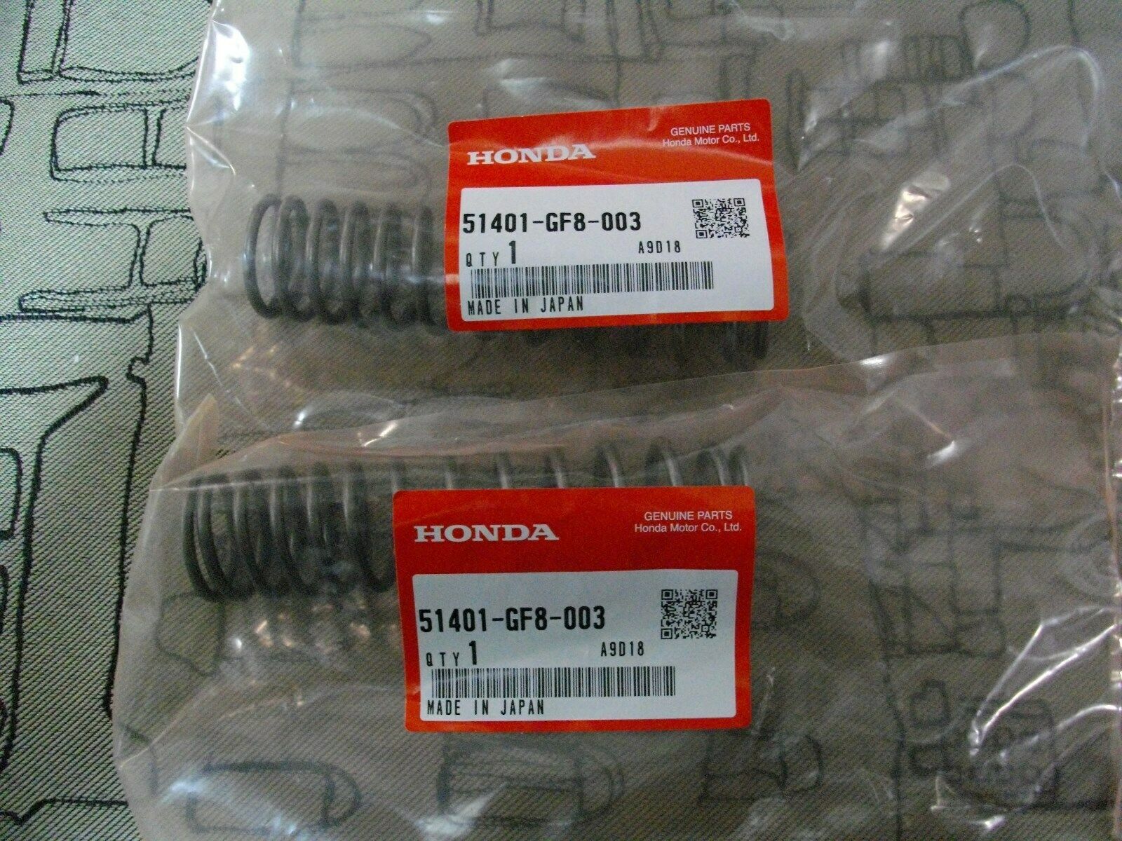 Honda Qr50 Ae Front Cushion Spring Genuine Gf8 New