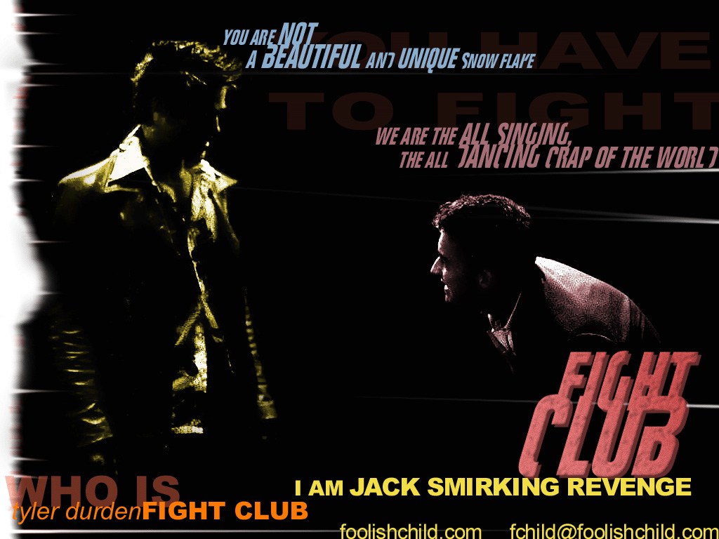 Fight Club Desktop Wallpaper For HD Widescreen And Mobile