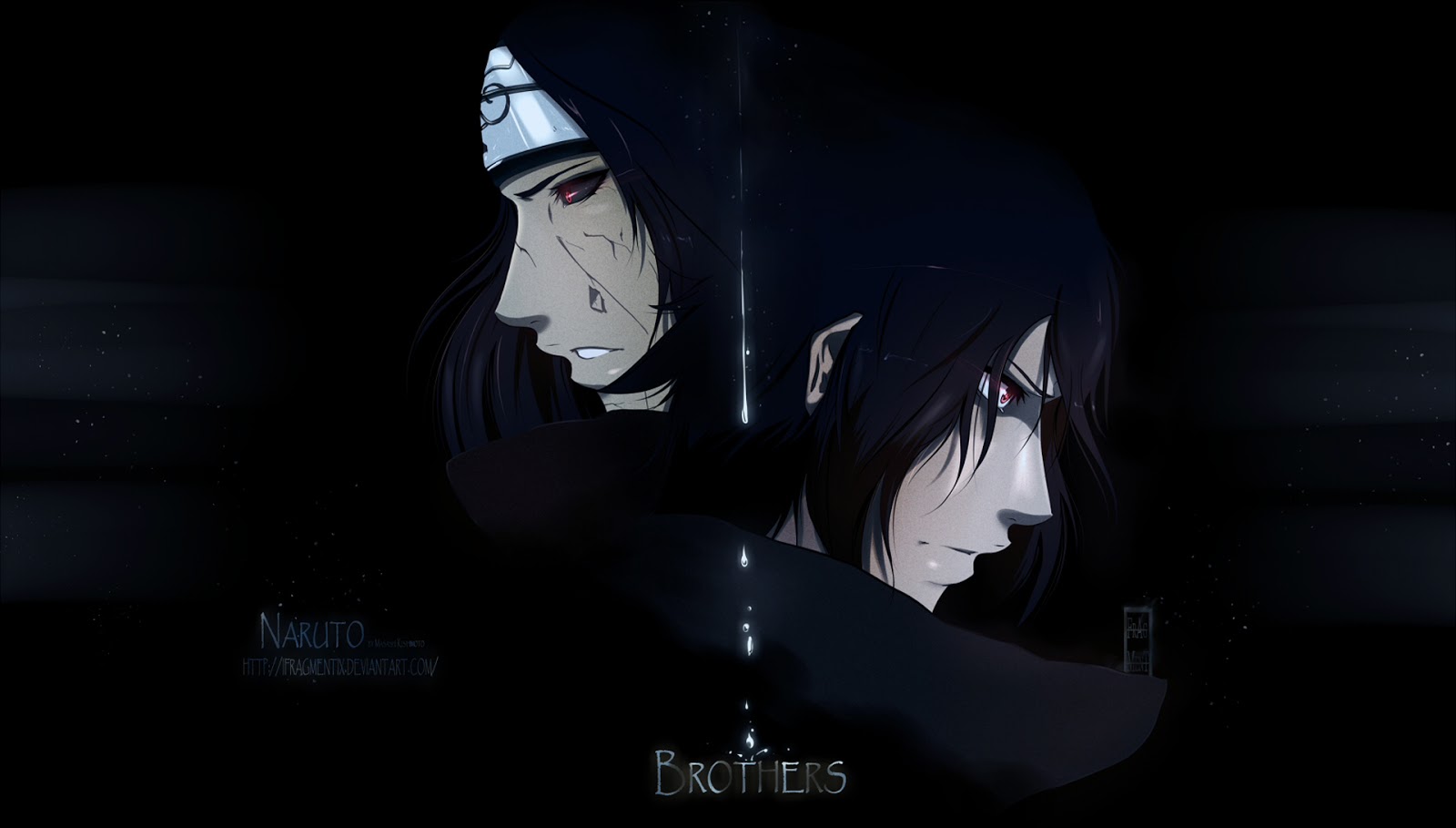 Sasuke Itachi Brothers Ifragmentix Deviant Art Anime HD Wallpaper