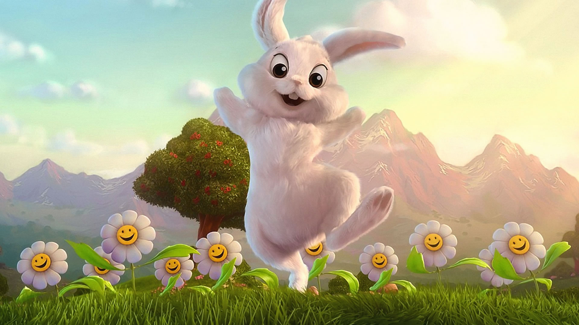 Cute Cartoon Background Wallpaper