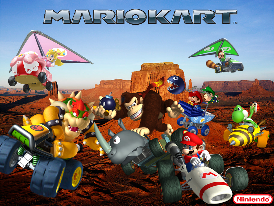 Mario Kart Wallpaper by trainguy64
