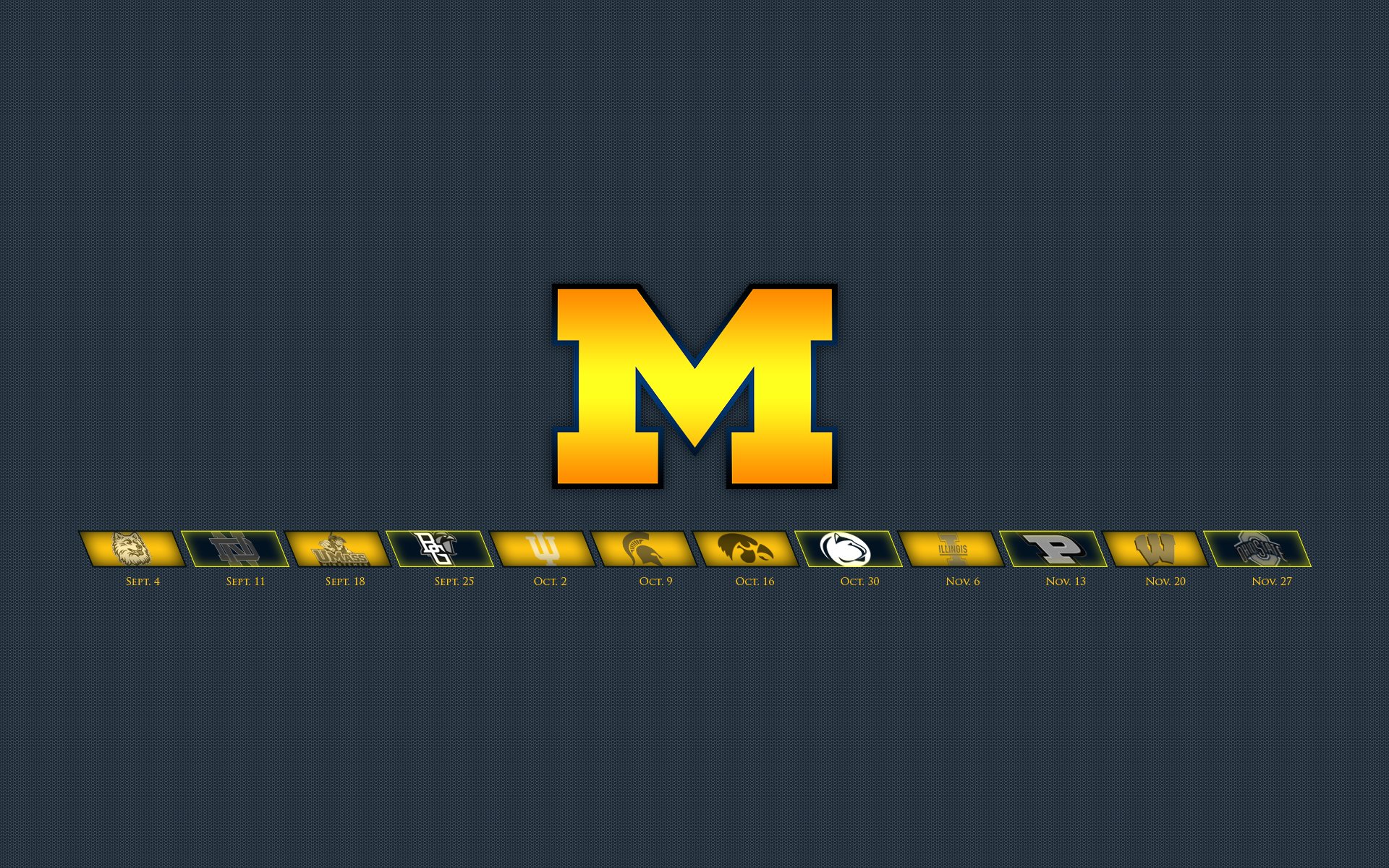 Daisyamongdaisies Michigan Wolverines Football iPhone Wallpaper