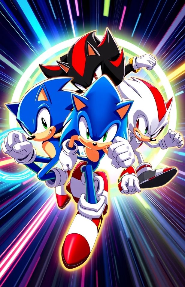 Sonic Shadow And Silver Wallpaper