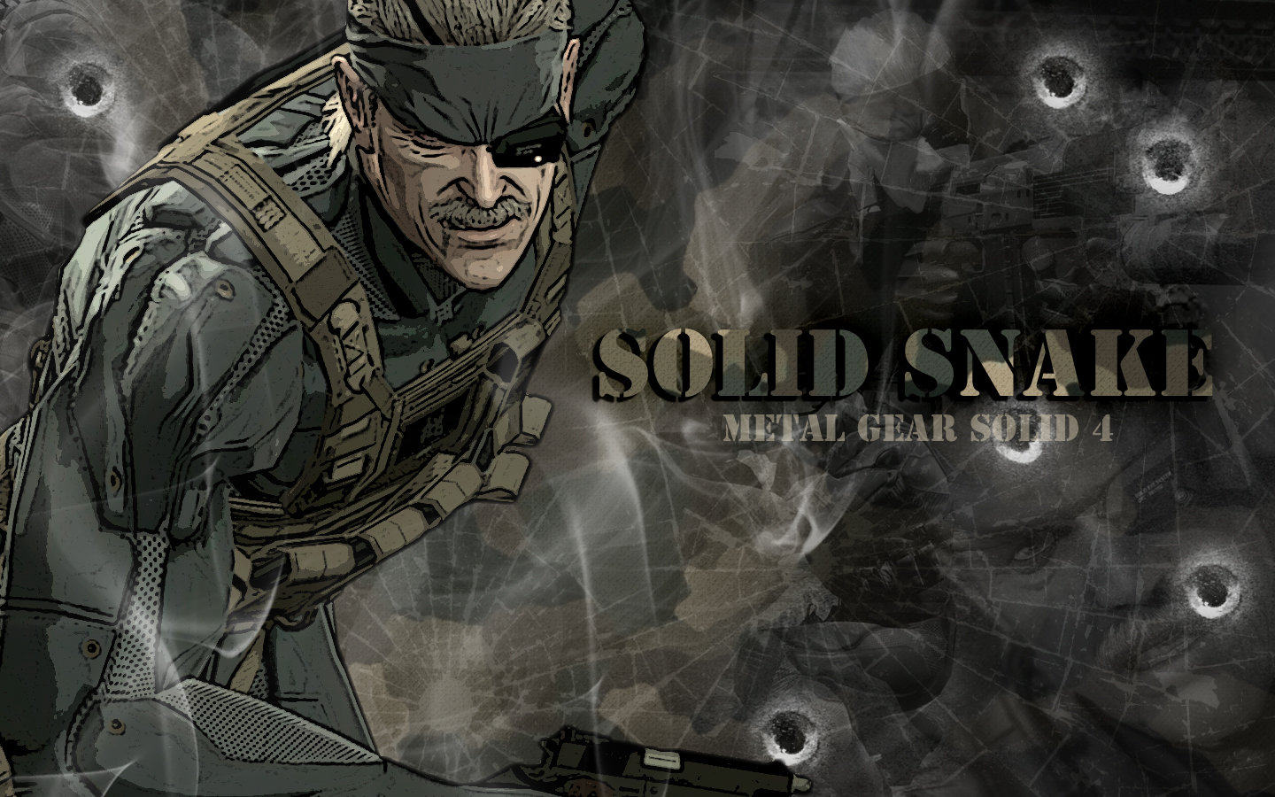 Solid Snake Mgs4 Wallpaper By Hallucination Walker On