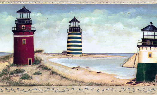 Lighthouse Wallpaper Border Dc2082