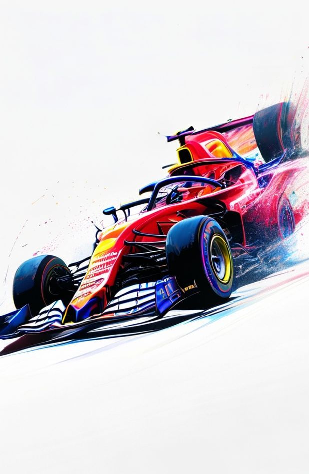 Red Bull F1 White Wallpaper