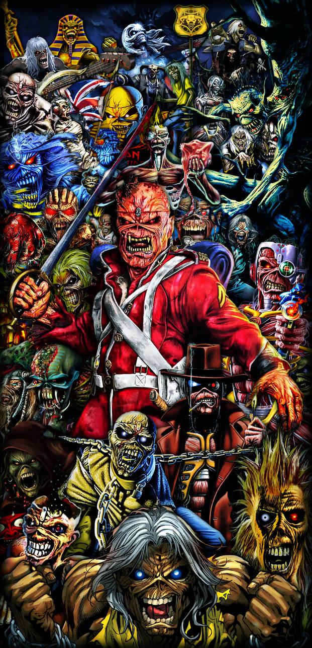 Iron Maiden Collage By Croatian Crusader