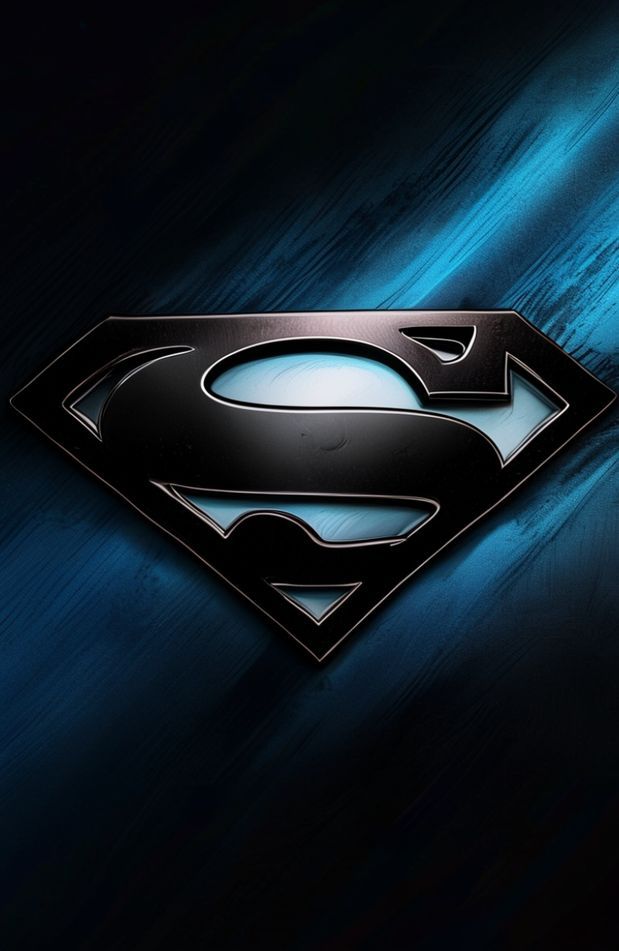 Black Superman Logo Wallpaper