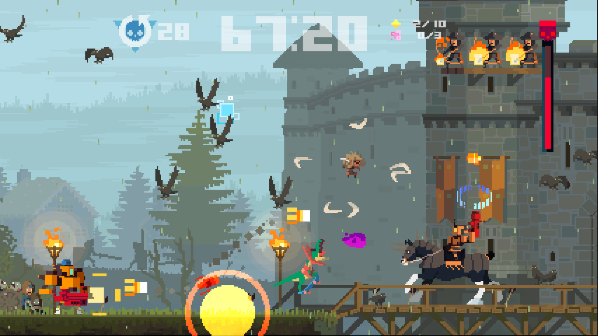 Super Time Force Ultra Promotional Art Mobygames