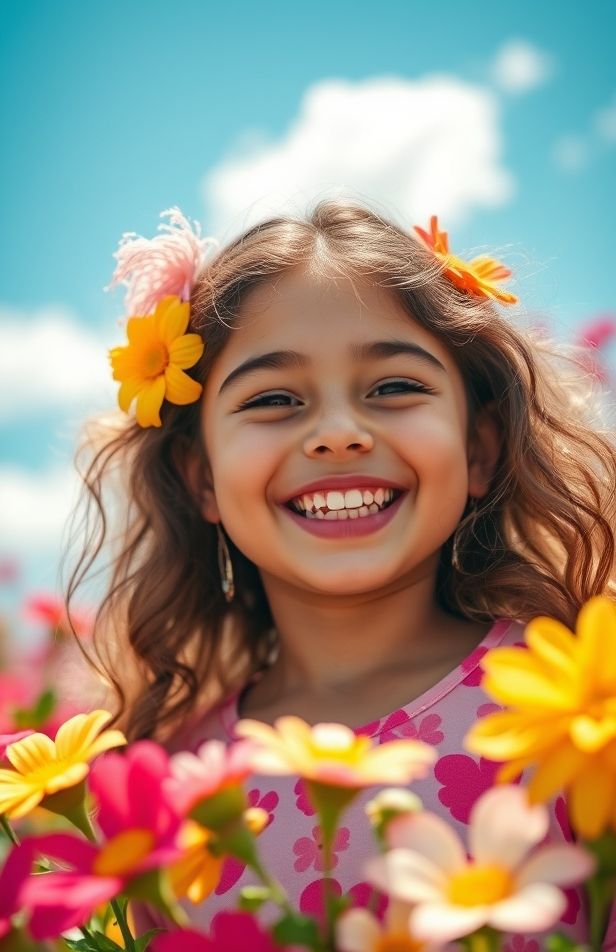 Happy Girl Wallpaper