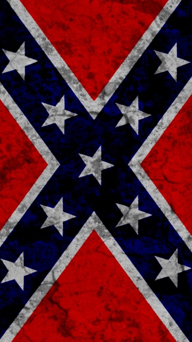 Free rebel flag iPhone wallpaper 640x1136