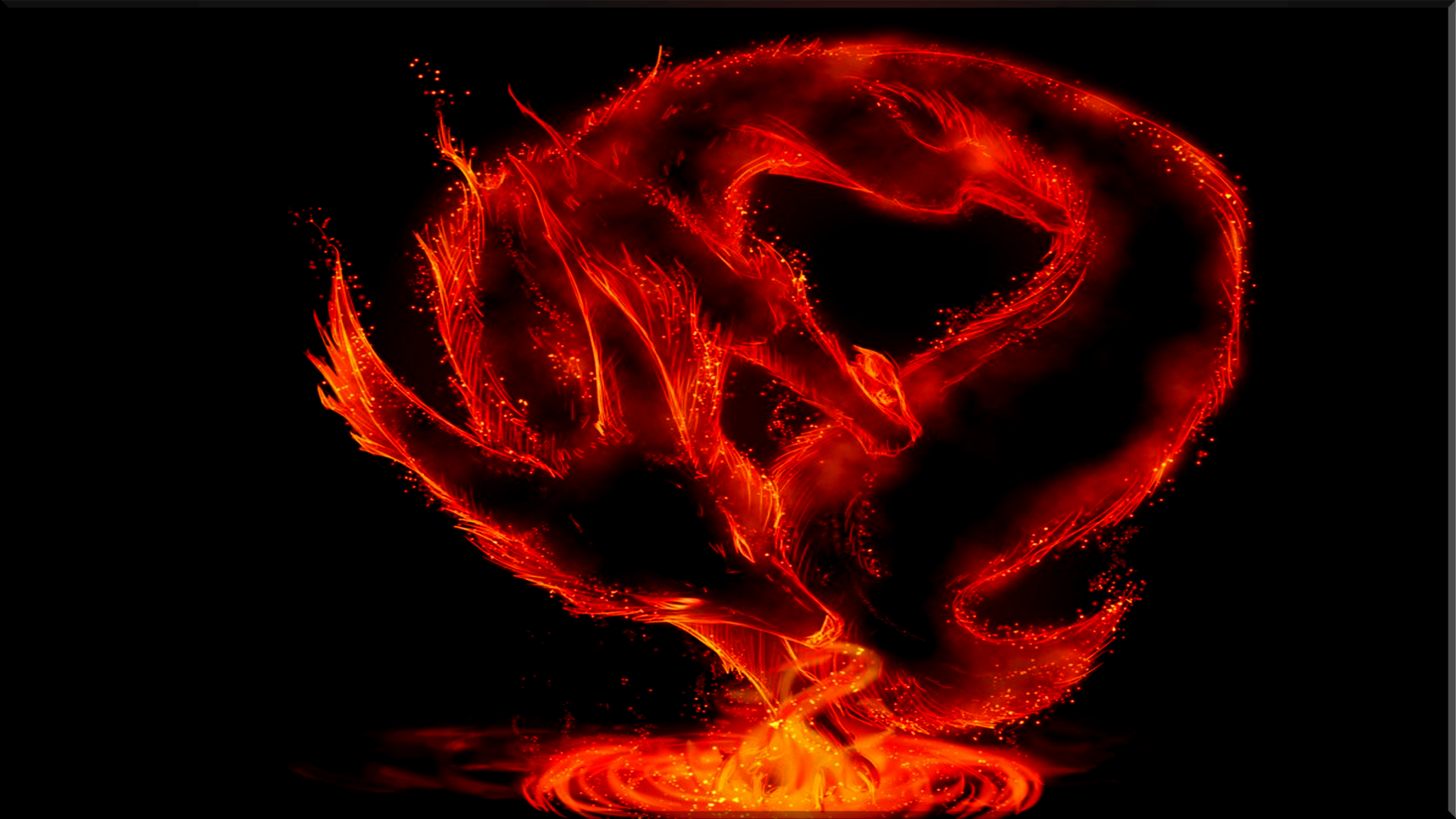 Fire Dragons Puter Wallpaper Desktop Background Id
