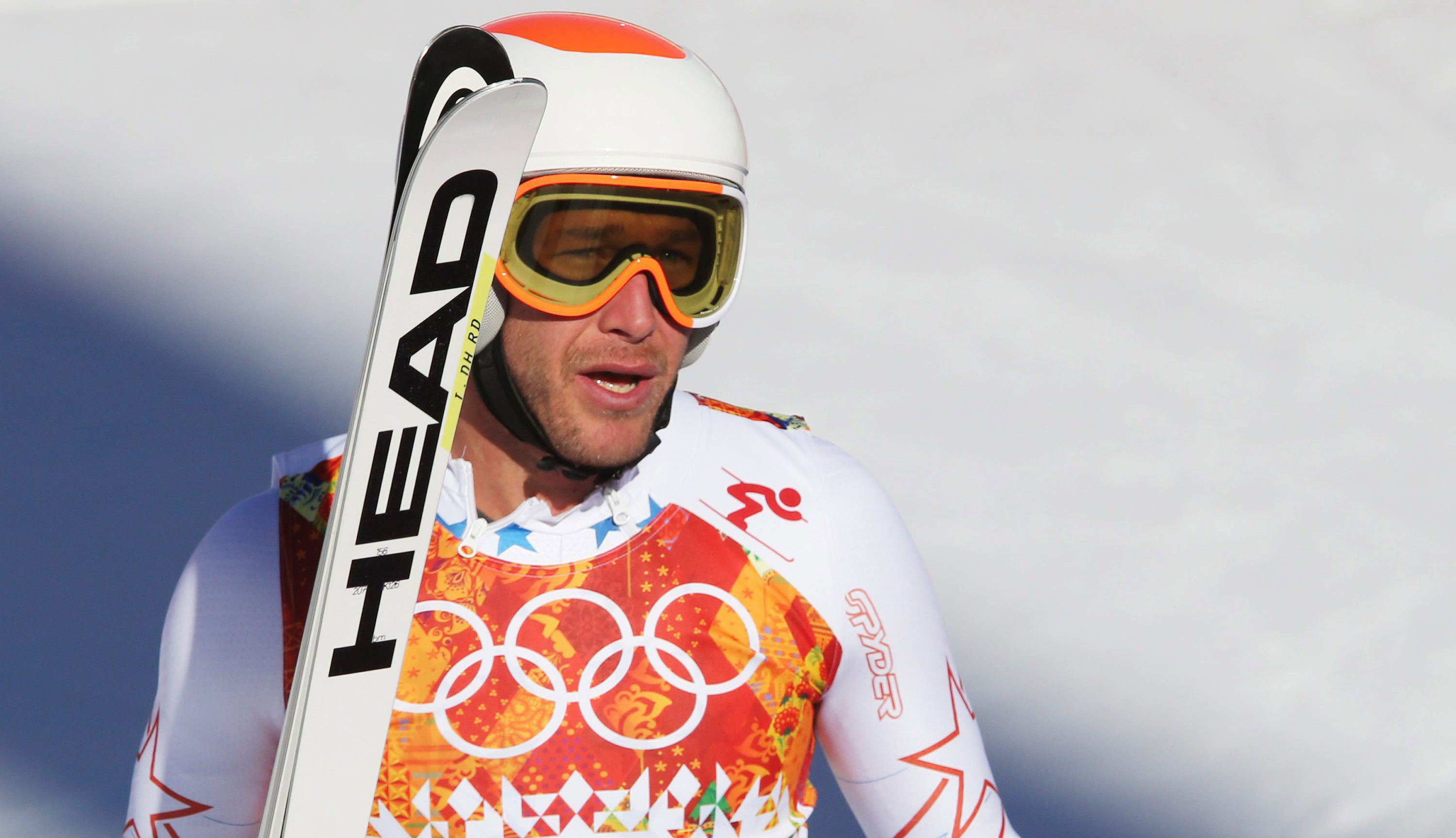 American Bronze Medalist Skier Bode Miller At The Olympics