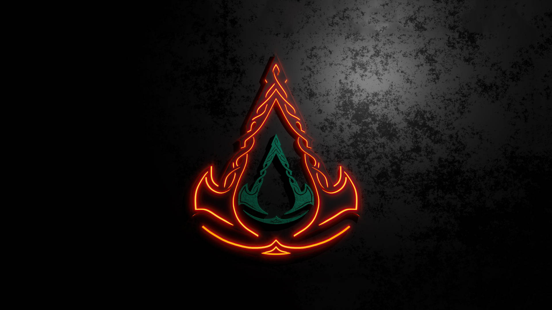 Assassin S Creed Valhalla Gaming Logo Wallpaper