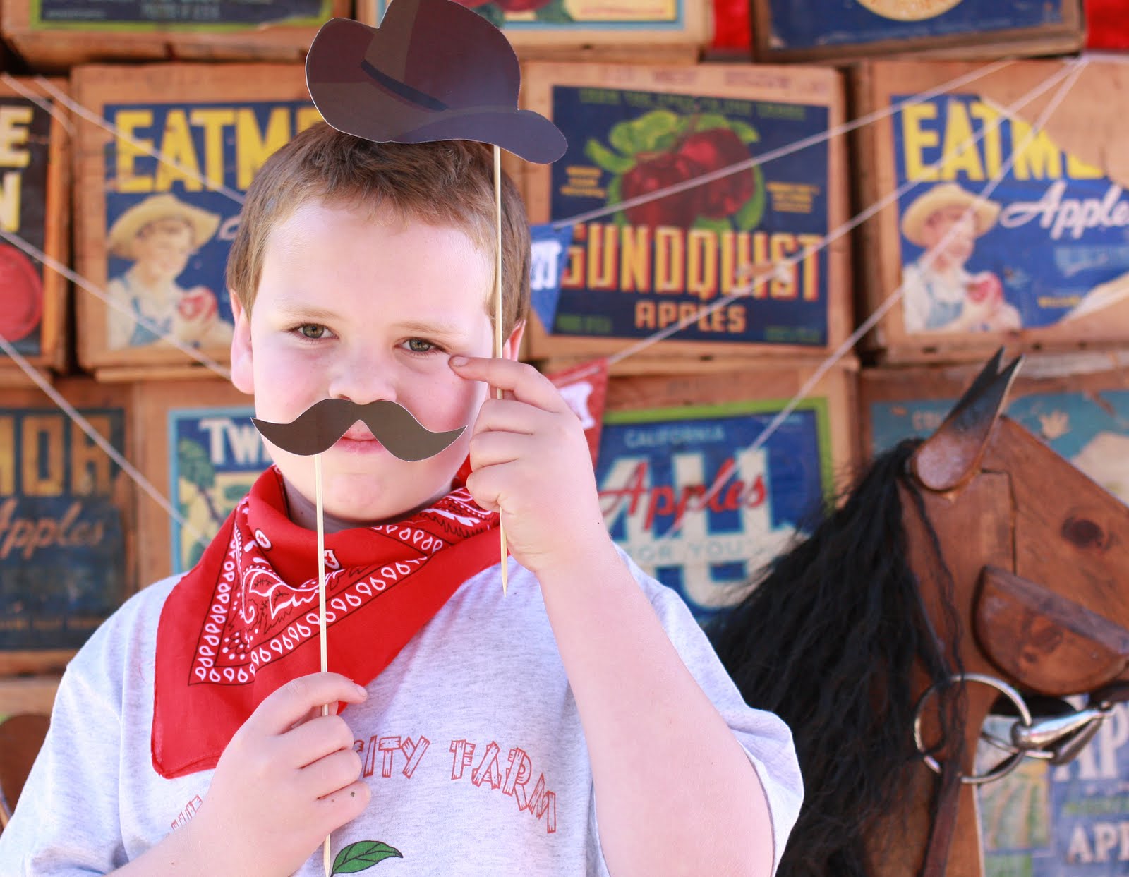 Photo Booth Props   Western Rodeo Photo Props   Printable wild West