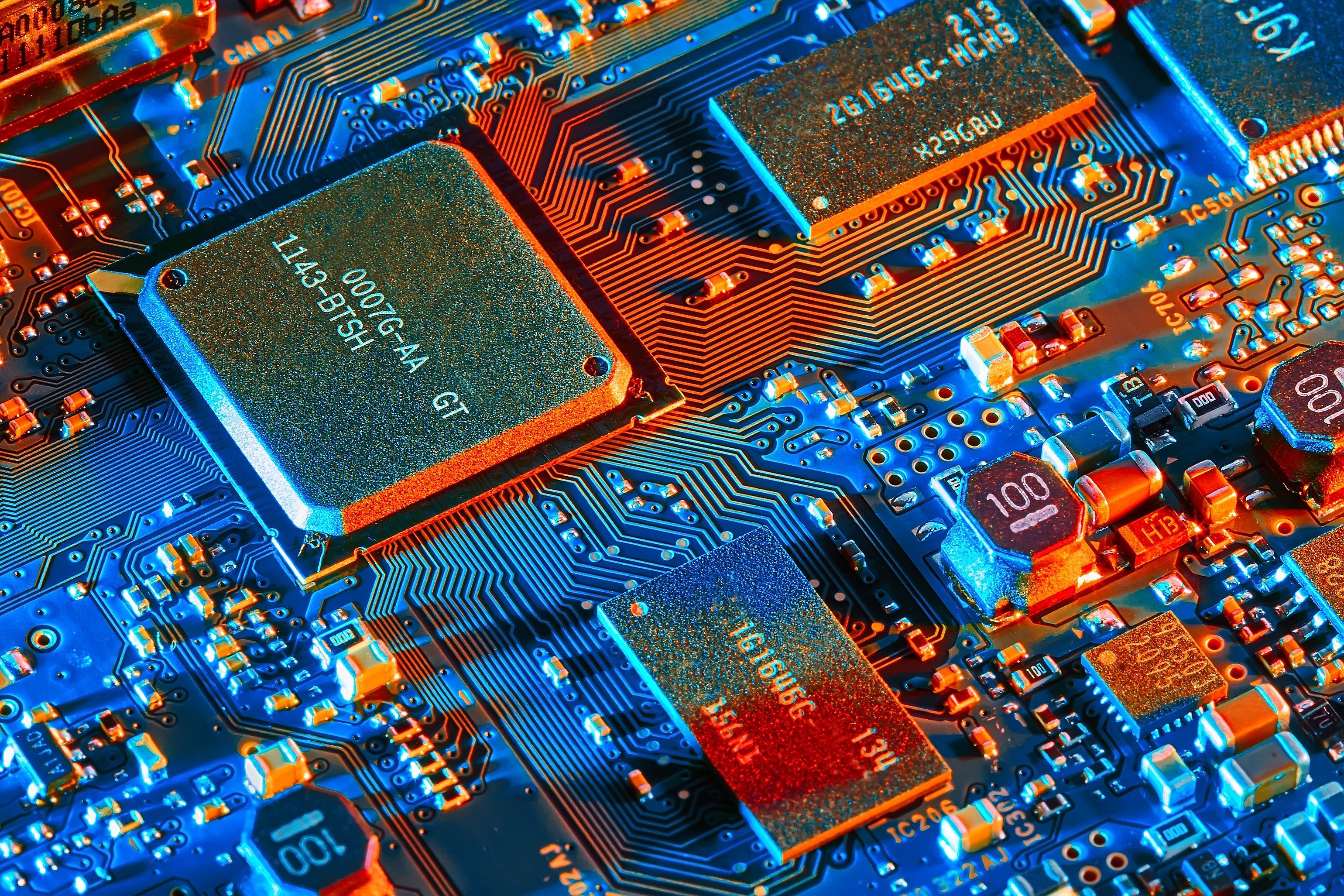 Electronic Circuit Board Wallpaper On