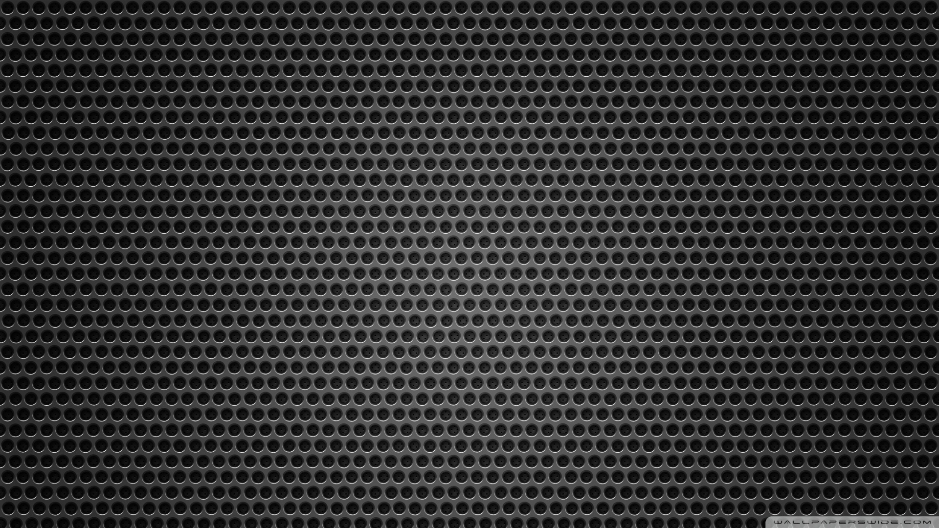 Black Background Metal Hole Wallpaper