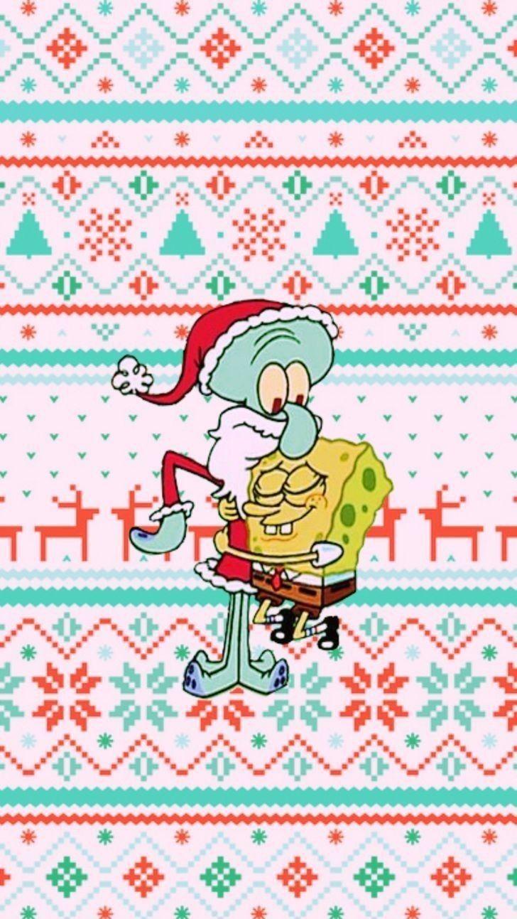 San Holo On Spongebob Wallpaper iPhone Christmas
