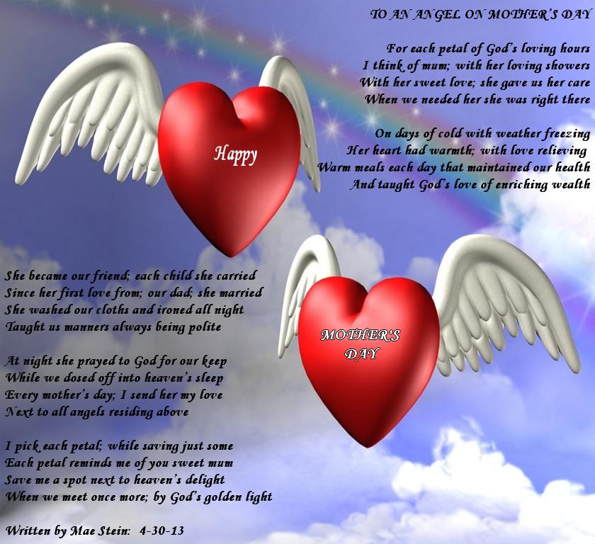 Free Download Mothers Day In Heaven Quotes QuotesGram 840x768 For 