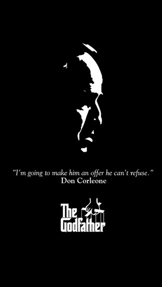 iPhone Wallpaper Quotes Don Corleone Quote 5c