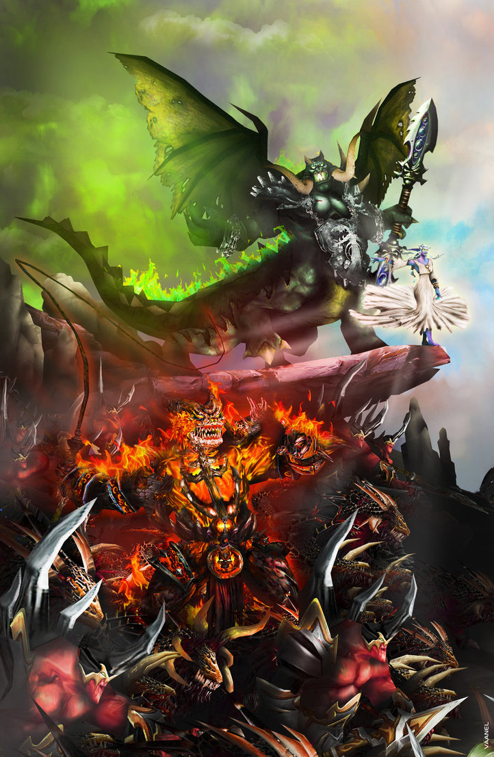 Wota Poster Zoom Burning Legion By Vaanel