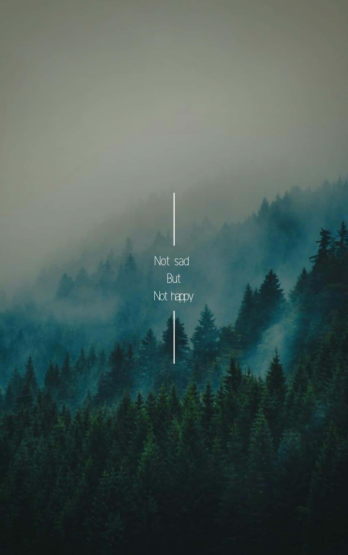 Feeling Lost Rely On Sad Phone Wallpaper